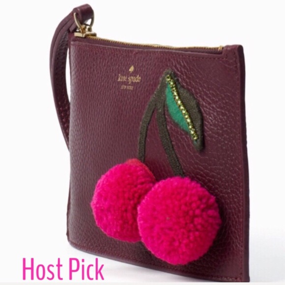 kate spade Handbags - Kate Spade on Purpose mini leather wristlet bag